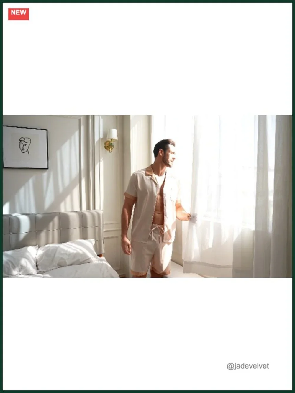 Satin Silk Pajama Sets Short Sleeve Sleepwear 2 Piece Mens Pajamas